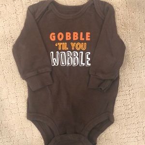 Thanksgiving onesie for newborn